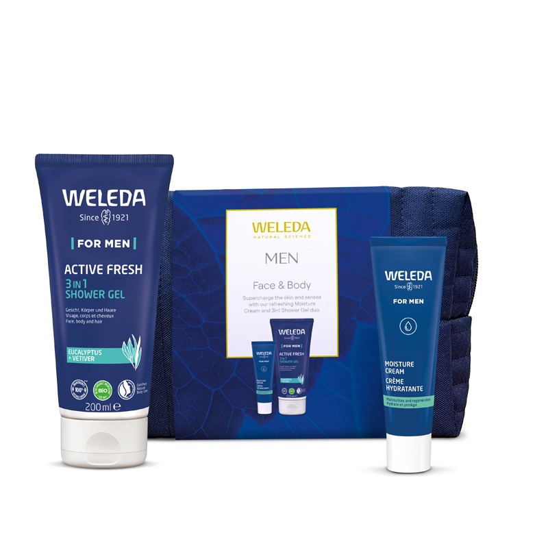 Weleda Mens – Face & Body Gift Set