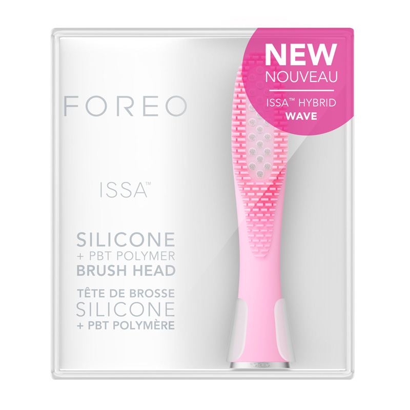 Foreo ISSA Hybrid Wave Replacement Brush Head-Pearl Pink