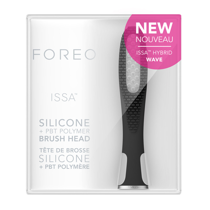 Foreo ISSA Hybrid Wave Replacement Brush Head-Pearl Black