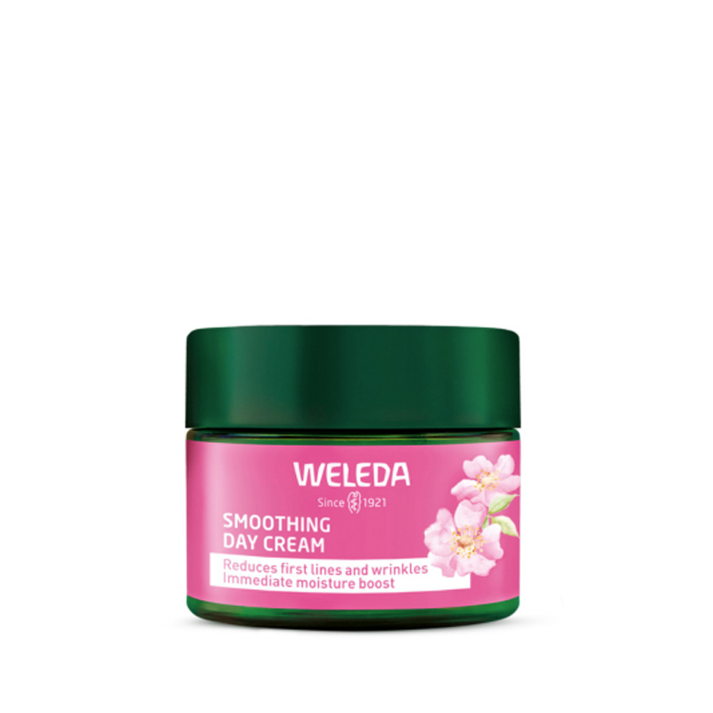 Weleda Cream/White Smoothing Day Face With Wild Rose & Tea 40Ml