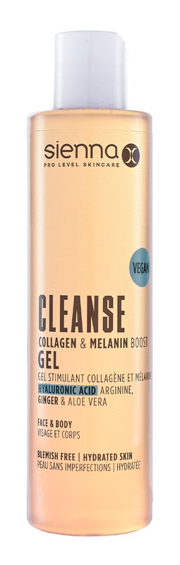 Sienna X Cleanse Collagen & Melanin Boosting Gel in Orange