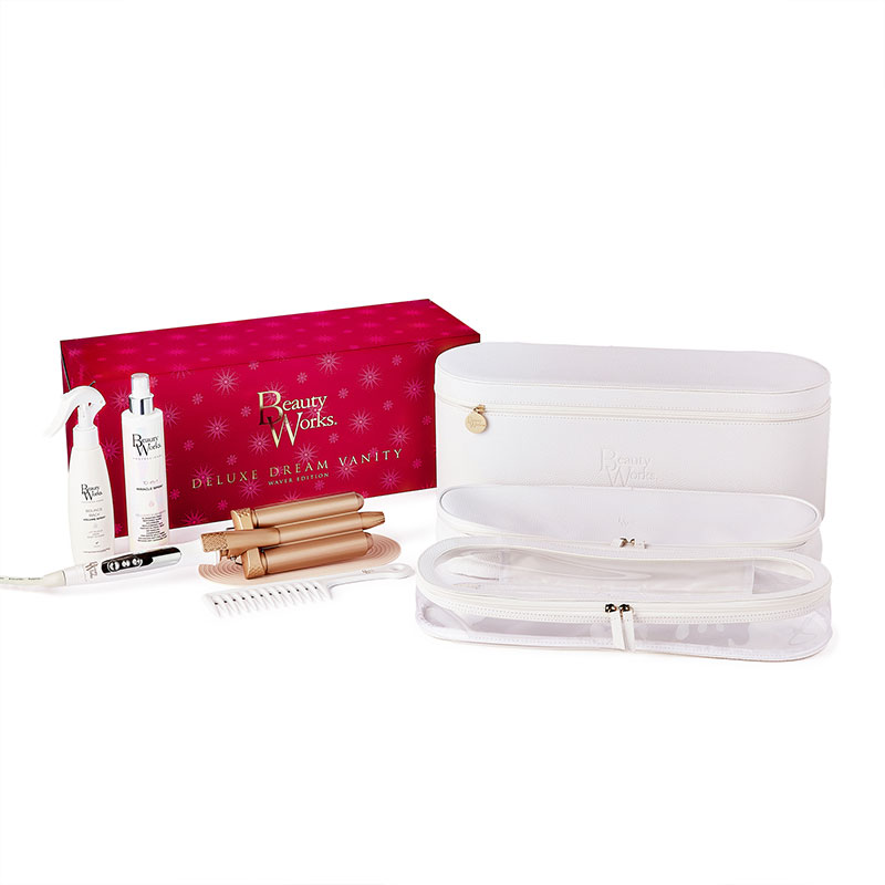Beauty Works Yellow Deluxe Dream Vanity - The Waver Edition (Worth £156.96)
