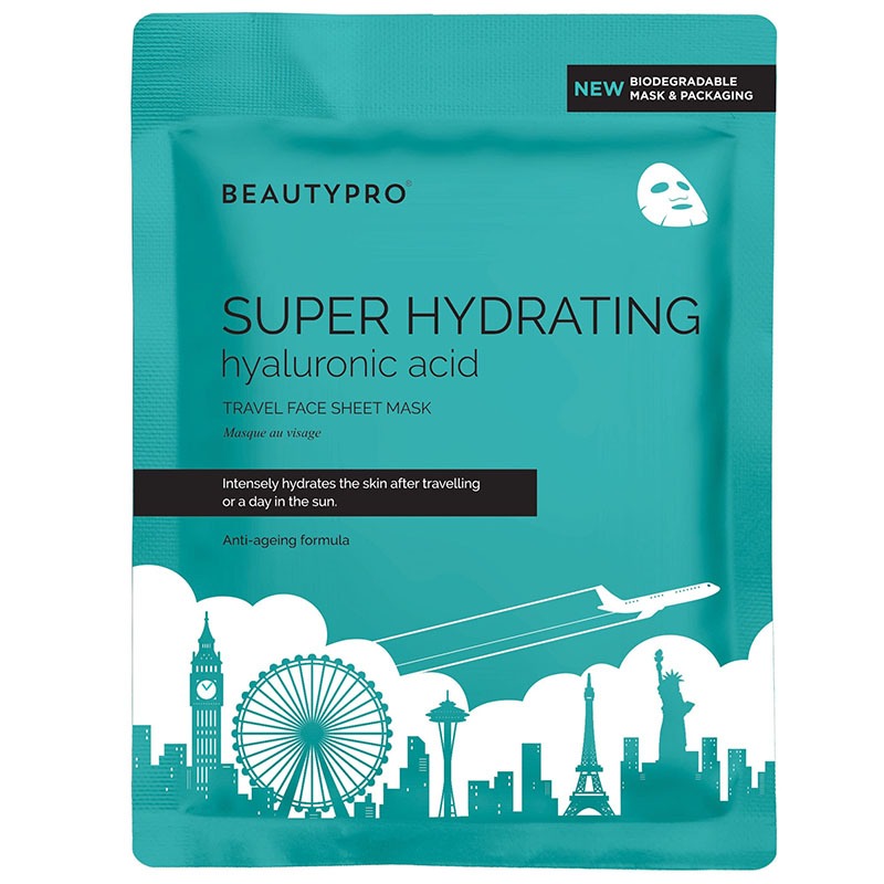 Beautypro Lavender Super Hydrating Travel Face Sheet Mask 22Ml