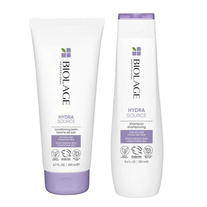 Biolage Hydrasource Shampoo 250ml and Conditioner 200ml Duo for Dry Ha