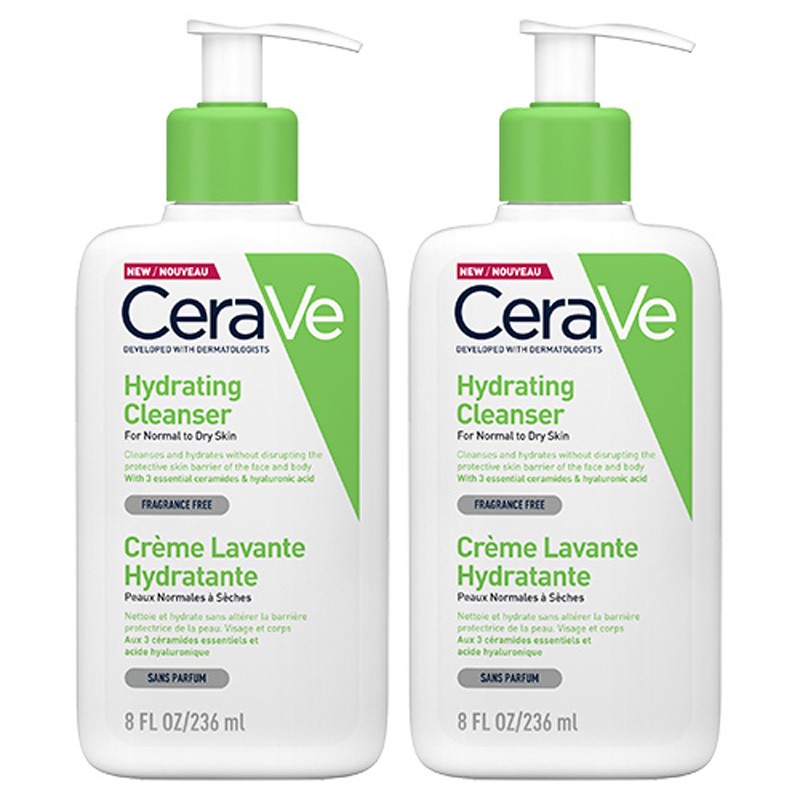 CeraVe Hydrating Cleanser 236ml Double