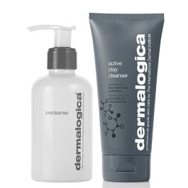 Dermalogica PreCleanse Cleansing Oil 150ml & Active Clay Cleanser 150ml Duo