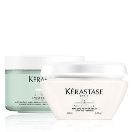 Kérastase Specifique Argile Equilibrante Cleansing Hair Clay 250ml & Specifique Réhydratant Hair Mask 200ml Duo