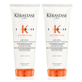 Kérastase Nutritive Lait Vital High Nutrition Ultra-Light Conditioner With Niacinamide For Dry, Fine To Medium Hair 200ml Double