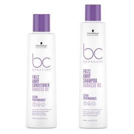 Schwarzkopf BC Clean Frizz Away Shampoo 250ml & BC Clean Frizz Away Conditioner 200ml Duo