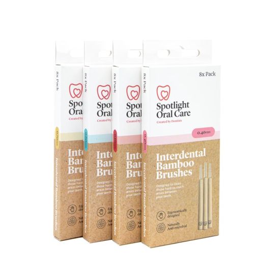 Spotlight Oral Care Bamboo Interdental Brush 8 Pack