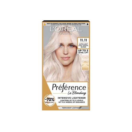 L'Oreal Paris Preference Preference Infinia 11.11 Ultra Light Crystal Blonde Hair Dye