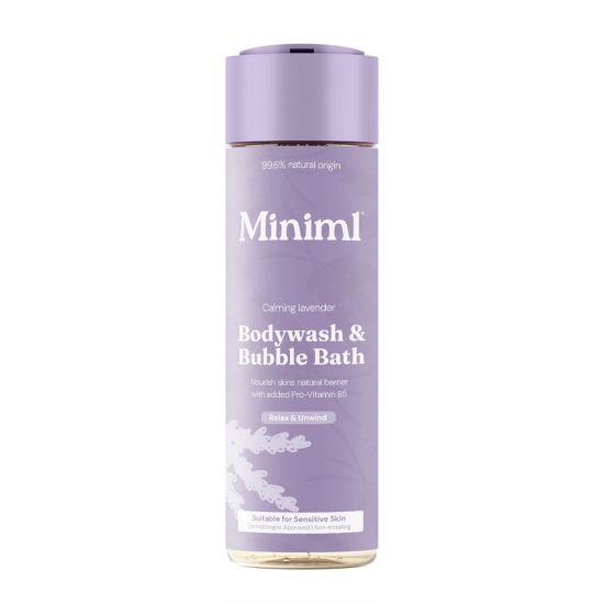 Miniml Bodywash & Bubble Bath Calming Lavender 400ml