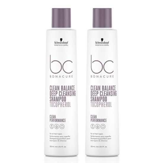 Schwarzkopf BC Clean Balance Deep Cleansing Shampoo 250ml Double