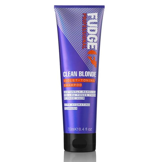 Fudge Clean Blonde Purple Violet Toning Shampoo 250ml