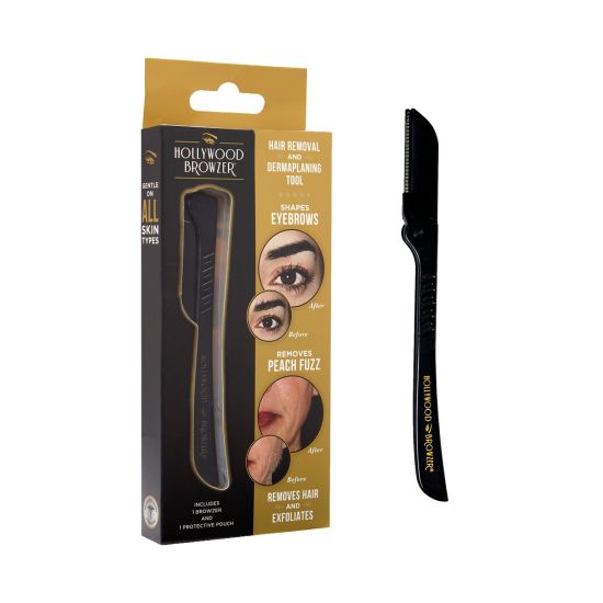 Hollywood Browzer Dermaplaner - Single Browzer - Black