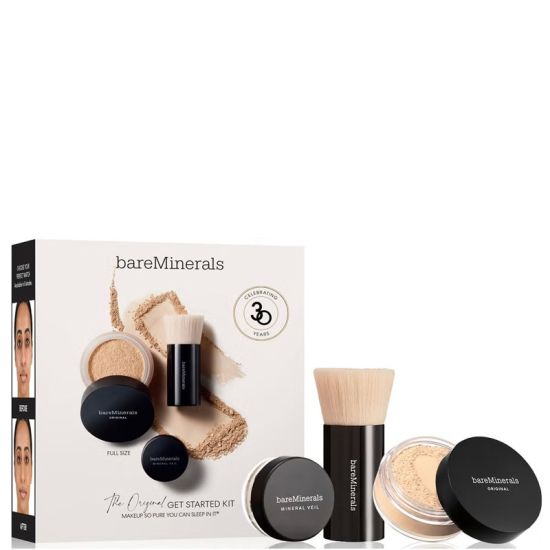 bareMinerals The Original Get Started Kit 3-Piece Mineral Makeup Set