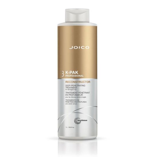 JOICO K-Pak Reconstructor Deep-Penetrating Treatment 1000ml & White Pump