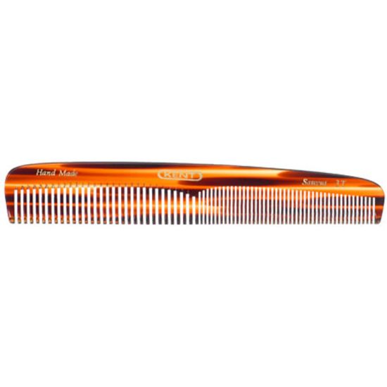 Kent Handmade Tortoiseshell Effect Fine Pocket Comb - 3T