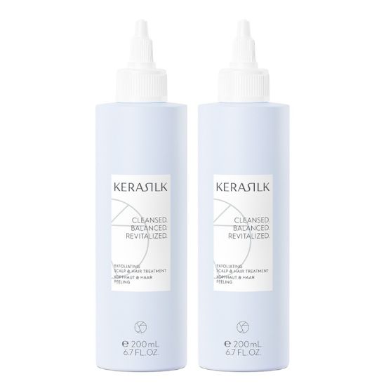 Kerasilk Exfoliating Scalp & Hair Treatment 200ml Double
