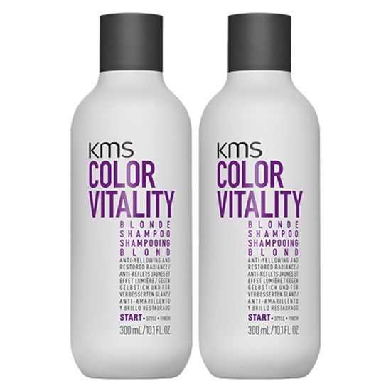 KMS ColorVitality Blonde Shampoo 300ml Double