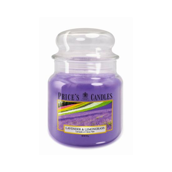 Prices Candles Small Jar Lavender & Lemongrass