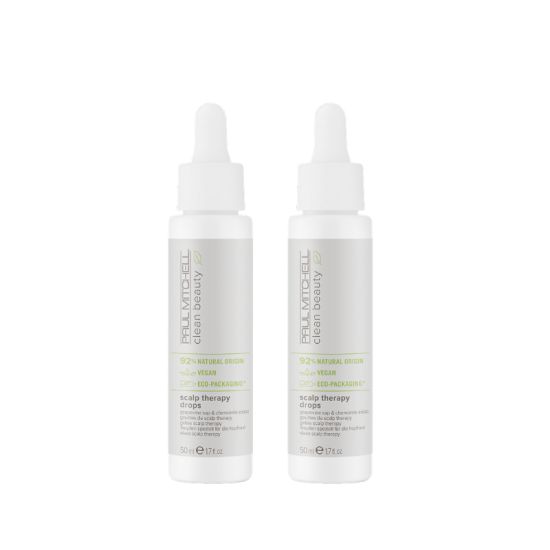 Paul Mitchell Clean Beauty Scalp Therapy Drops 50ml Double