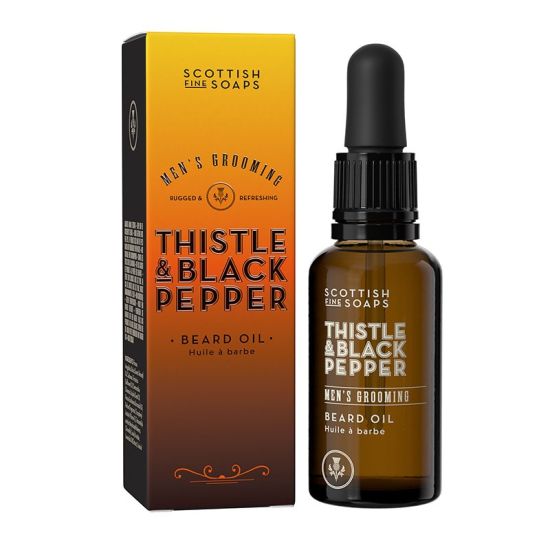 Scottish Fine Soaps Thistle & Black Pepper Beard Oil 30ml 