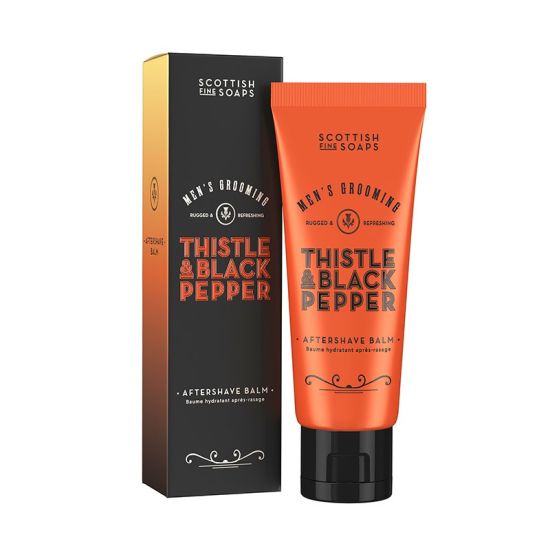Scottish Fine Soaps Thistle & Black Pepper Aftershave Balm 75ml 
