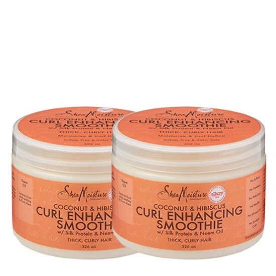 Shea Moisture Coconut and Hibiscus Curl Enhancing Smoothie 326ml Double