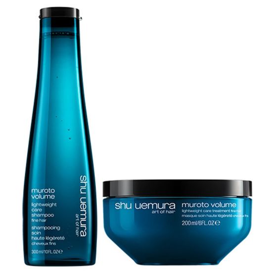 Shu Uemura Art of Hair Muroto Volume Shampoo 300ml & Muroto Volume Masque 200ml Duo
