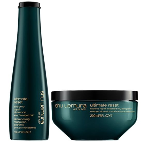 Shu Uemura Art of Hair Ultimate Reset Shampoo 300ml & Masque 200ml Duo