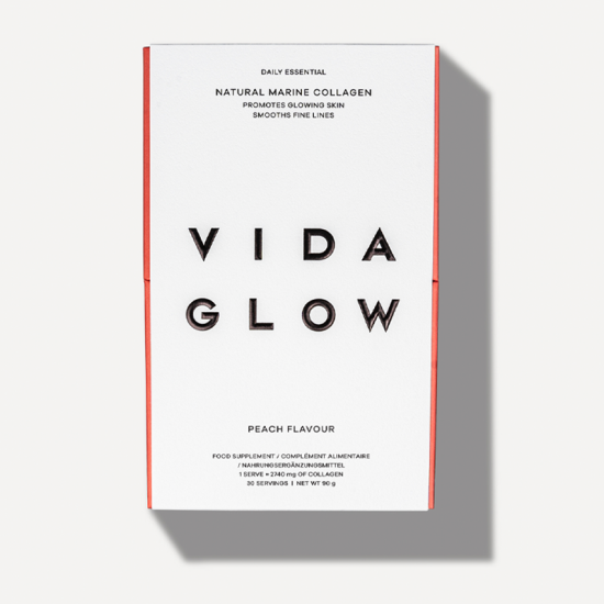Vida Glow Natural Marine Collagen Sachets Peach 30 x 3g Sachets