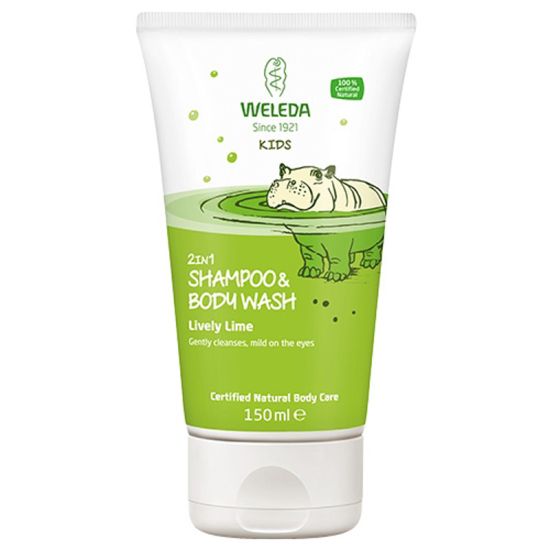 Weleda Kid 2in1 Shampoo & Bodywash - Lively Lime 150ml