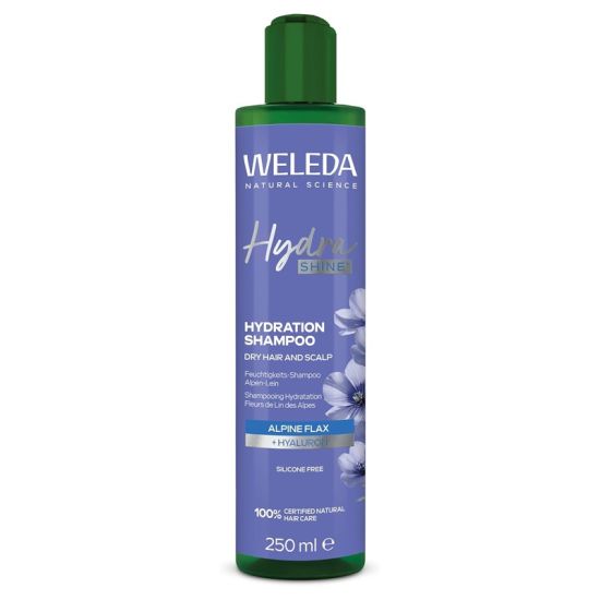 Weleda Hydra Shine Shampoo with Hyaluron and Alpine Flax, 250ml