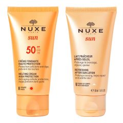 NUXE Sun SPF50 Melting Cream High Protection Face and Body 50ml + FREE NUXE Sun Refreshing After-Sun Lotion Face and Body 50ml