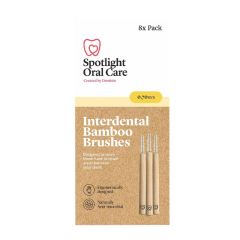 Spotlight Oral Care Bamboo Interdental Brush 07 8 pack