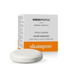 Green People Citrus Repairing Anti-Frizz Shampoo Bar 50g