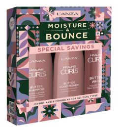 L'Anza Moisture & Bounce Healing Curls Christmas Set