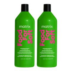 Matrix Food For Soft Hydrating Shampoo with Avocado Oil and Hyaluronic Acid,  for dry hair 1000ml Double