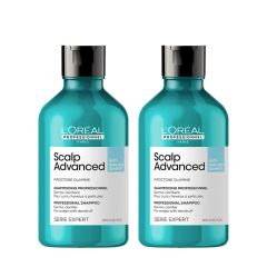 L'Oreal Professionnel  Serie Expert Scalp Advanced Anti-Dandruff Dermo-Clarifier Shampoo for scalps with dandruff and visible flakes 300ml Double
