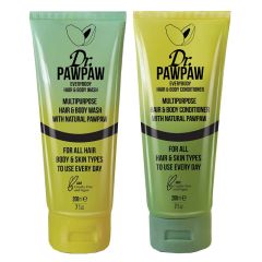 Dr PAWPAW Everybody Hair & Body Wash 200ml & Everybody Hair & Body Conditioner 200ml Duo