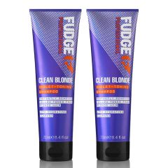 Fudge DOUBLE Clean Blonde Purple Violet Toning Shampoo  250ml