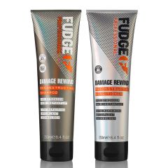 Fudge DUO Damage Rewind Hair Repairing & Reconstructing Shampoo 250ml and Conditioner 250ml 
