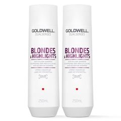 Goldwell Dual Senses Blonde & Highlights Anti-Yellow Shampoo 250ml Double