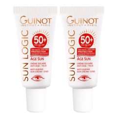 Guinot Anti-Ageing Sun Cream Eyes SPF 50+ 2x15ml Double