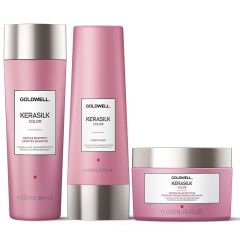 Kerasilk Color Shampoo 250ml, Conditioner 200ml and Mask 200ml Pack