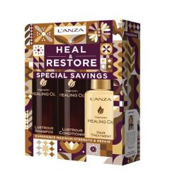 L'Anza Heal & Restore Keratin Healing Oil Christmas Set