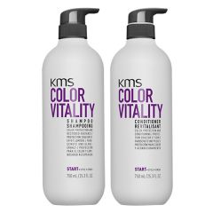 KMS ColorVitality Shampoo 750ml and Conditioner 750ml Duo