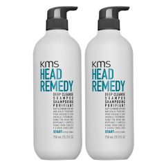 KMS HeadRemedy Deep Cleanse Shampoo 750ml Double