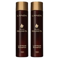 L'ANZA Keratin Healing Oil Lustrous Shampoo 300ml Double